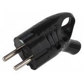 Вилка угловая с заземлением Эра  Vx4-B