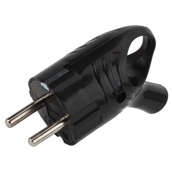 Вилка угловая с заземлением Эра Vx4-B