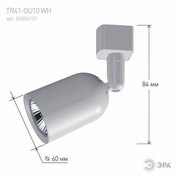 Светильник на штанге Эра TR41-GU10 WH-8