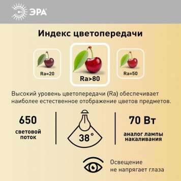 Лампа светодиодная Эра LED Lense MR16-8W-840-GU10-4