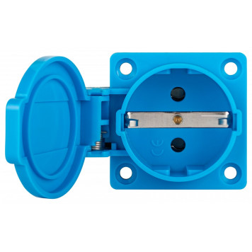 Розетка с заземлением Эра R(PAN)-16-2P-PE-IP54-4