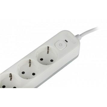 Удлинитель с выключателем Эра USF-4es-1,5m-2xUSBAC-W-8