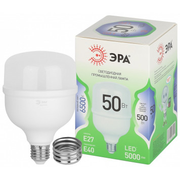 Лампа светодиодная Эра Green Line LED POWER T100-50W-865-E27/E40 GL-1