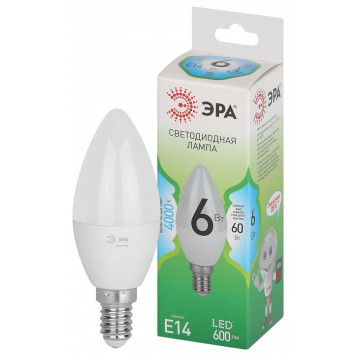 Лампа светодиодная Эра Green Line LED B35-6W-840-E14 GL-1