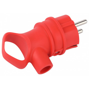 Вилка угловая с заземлением Эра VX12-R-IP44-1