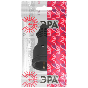Розетка с заземлением Эра RX11-B-IP44-9