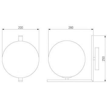Бра Eurosvet Shape 70131/1 хром-3