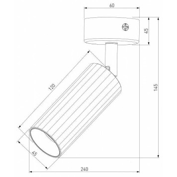 Бра Eurosvet Arris 20098/1 LED черный-2