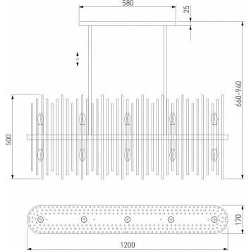 Люстра на штанге Bogate apos;s Allure 486/10-2