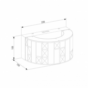 Накладной светильник Bogate apos;s Cliff 473/1-3