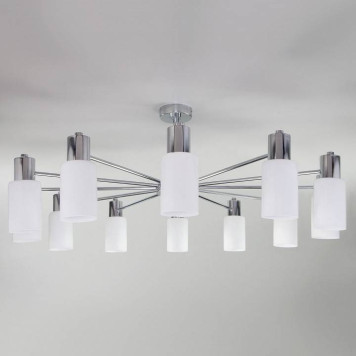 Потолочная люстра Eurosvet Vegga 70160/12 хром Smart