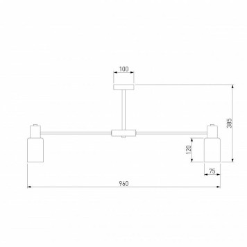 Потолочная люстра Eurosvet Vegga 70160/12 хром Smart-4