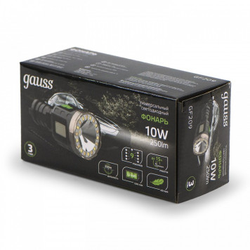 Фонарь ручной Gauss GF209-1