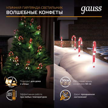 Садовая фигура Gauss Волшебные конфеты HL011-3