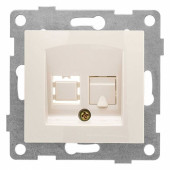 Розетка Ethernet RJ-45 без рамки Gusi Electric BRAVO С10К1-003