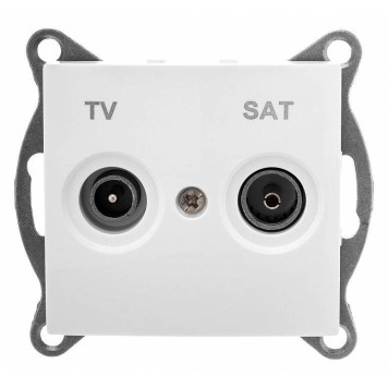 ТВ-розетка и SAT-розетка оконечная без рамки Gusi Electric BRAVO С10TS1-001