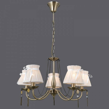 Подвесная люстра ILLUMICO IL0023 IL0023-5PSQ-24 AB CASTOR-3