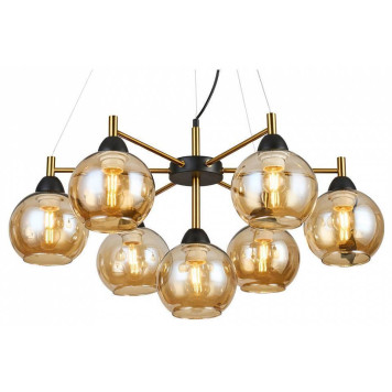 Подвесная люстра Imex MD.9056 MD.9056-7-P-BK+COP