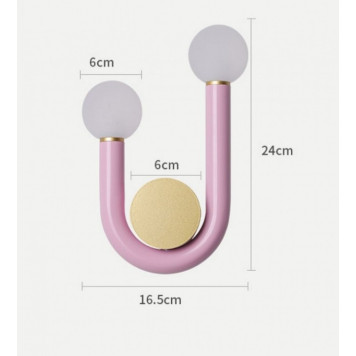 Бра Inodesign Bagge INO_Bagge Pink 40.2418-1