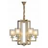 Подвесная люстра LUMINA DECO Manhattan LDP 8012-6 F.GD