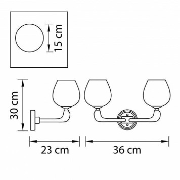 Бра Lightstar Delta 706622-2