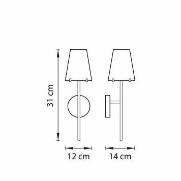 Бра Lightstar Diafano 758614-3