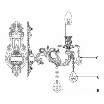 Бра Lucia Tucci Barletta BARLETTA W122.1 cream white-1