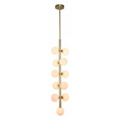 Люстра на штанге iLamp Golden 777P/11 GL-WH