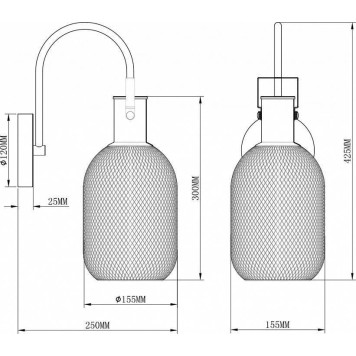 Бра Moderli Alina V2800-1W-2