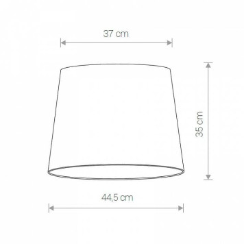Плафон текстильный Nowodvorski Cameleon Cone M WH 8413-1