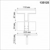 Соединитель T-образный для треков Novotech Flum 135125