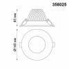 Встраиваемый светильник Novotech Glok 358025