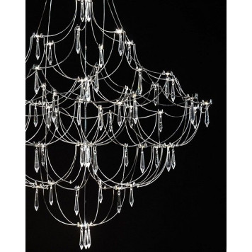 Подвесная люстра O-LUCE Alla Crystal 1095311-0-10