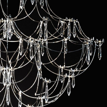 Подвесная люстра O-LUCE Alla Crystal 1095311-0-11