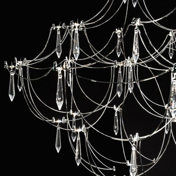 Подвесная люстра O-LUCE Alla Crystal 1095311-0-9