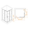Душевой уголок RGW PA-040B 900x1000