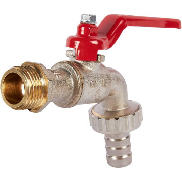 Водоразборный кран Itap 166 1/2 с рычагом и штуцером-1