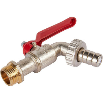 Водоразборный кран Itap 166 1/2 с рычагом и штуцером-5