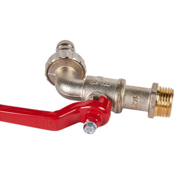 Водоразборный кран Itap 166 1/2 с рычагом и штуцером-6