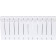 Радиатор биметаллический RIFAR MONOLIT 350 12 секций боковое подключение (белый RAL 9016) 3RM35-12 (3RM35-12)