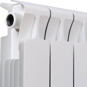Радиатор биметаллический RIFAR MONOLIT 350 12 секций боковое подключение (белый RAL 9016) 3RM35-12 (3RM35-12)-5