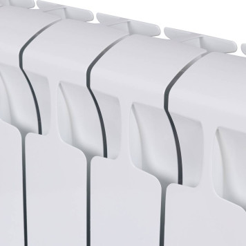 Радиатор биметаллический RIFAR MONOLIT 350 12 секций боковое подключение (белый RAL 9016) 3RM35-12 (3RM35-12)-6