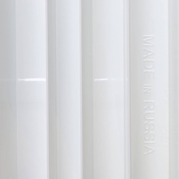 Радиатор биметаллический RIFAR MONOLIT 350 12 секций боковое подключение (белый RAL 9016) 3RM35-12 (3RM35-12)-10