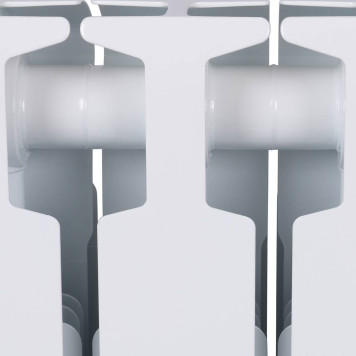 Радиатор биметаллический RIFAR MONOLIT 350 12 секций боковое подключение (белый RAL 9016) 3RM35-12 (3RM35-12)-11