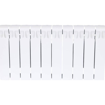 Радиатор биметаллический RIFAR MONOLIT 350 10 секций боковое подключение (белый RAL 9016) 3RM35-10 (3RM35-10)-2