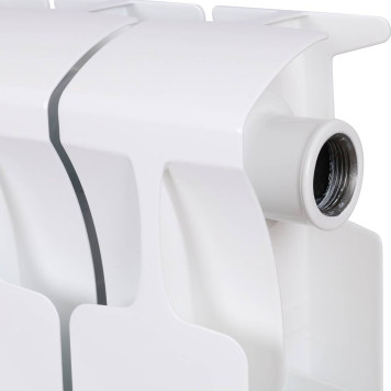 Радиатор биметаллический RIFAR MONOLIT 350 10 секций боковое подключение (белый RAL 9016) 3RM35-10 (3RM35-10)-6