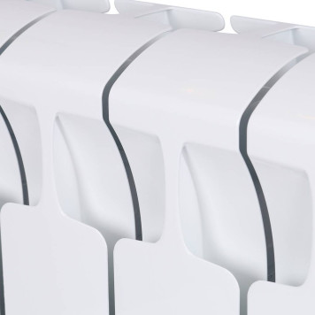 Радиатор биметаллический RIFAR MONOLIT 350 10 секций боковое подключение (белый RAL 9016) 3RM35-10 (3RM35-10)-8