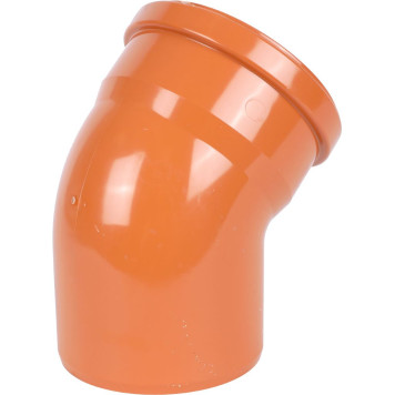 Отвод для наружной канализации Sinikon НПВХ D110 x 45°-1