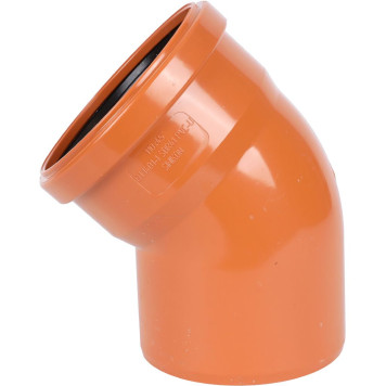 Отвод для наружной канализации Sinikon НПВХ D110 x 45°-3