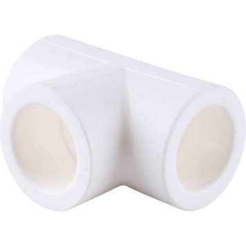 Тройник Kalde d=20 для сварки полипропиленовых труб (белый)